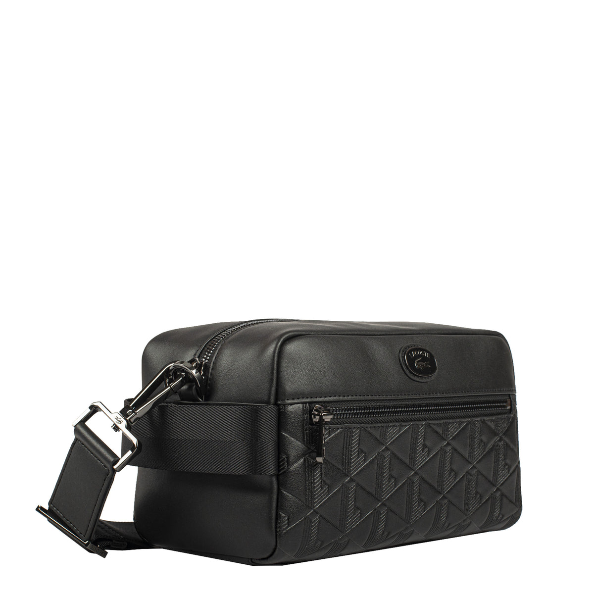 Sac pochette en cuir Nomogramme Lacoste – vue 2