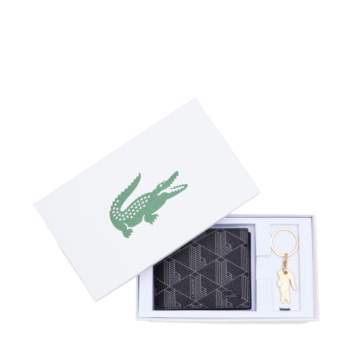 Coffret portefeuille et porte clés The Blend Lacoste