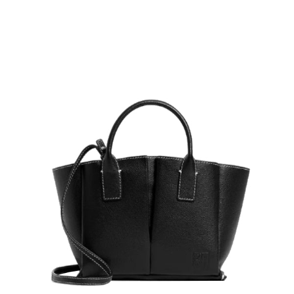 Petit sac à main en cuir grainé Elena Le Tanneur