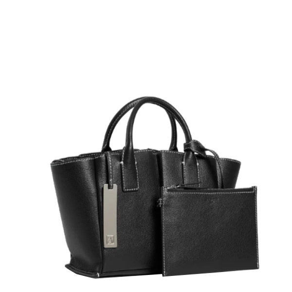 Petit sac à main en cuir grainé Elena Le Tanneur – vue 3