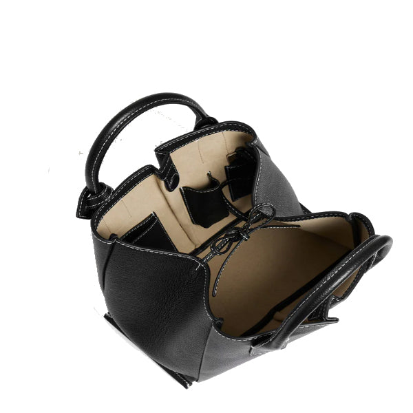 Petit sac à main en cuir grainé Elena Le Tanneur – vue 6
