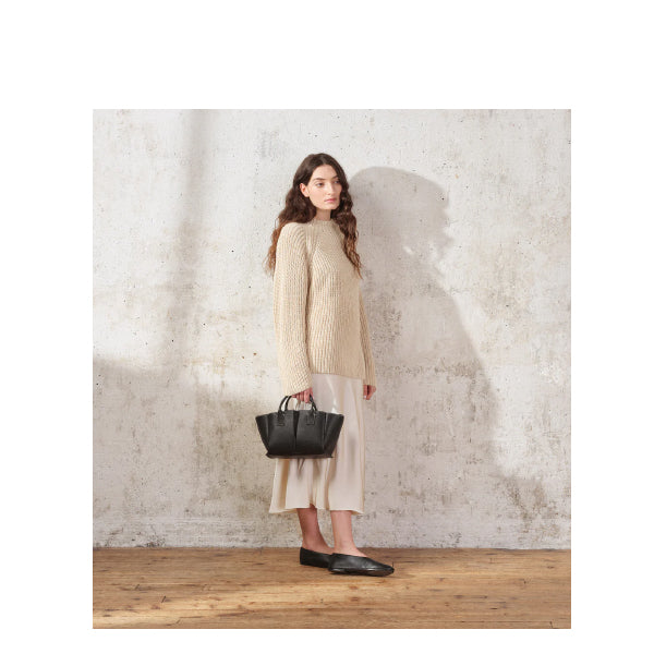 Petit sac à main en cuir grainé Elena Le Tanneur – vue 8