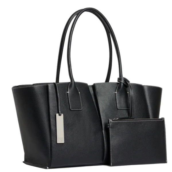 Grand sac cabas en cuir grainé Elena Le Tanneur – vue 2