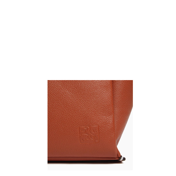 Grand sac cabas en cuir grainé Elena Le Tanneur – vue 8