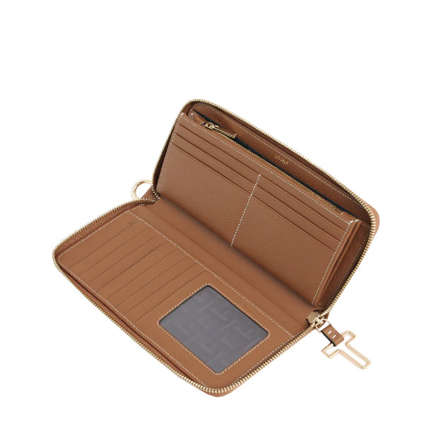Compagnon zippé en cuir grainé Juliette Le tanneur – vue 3