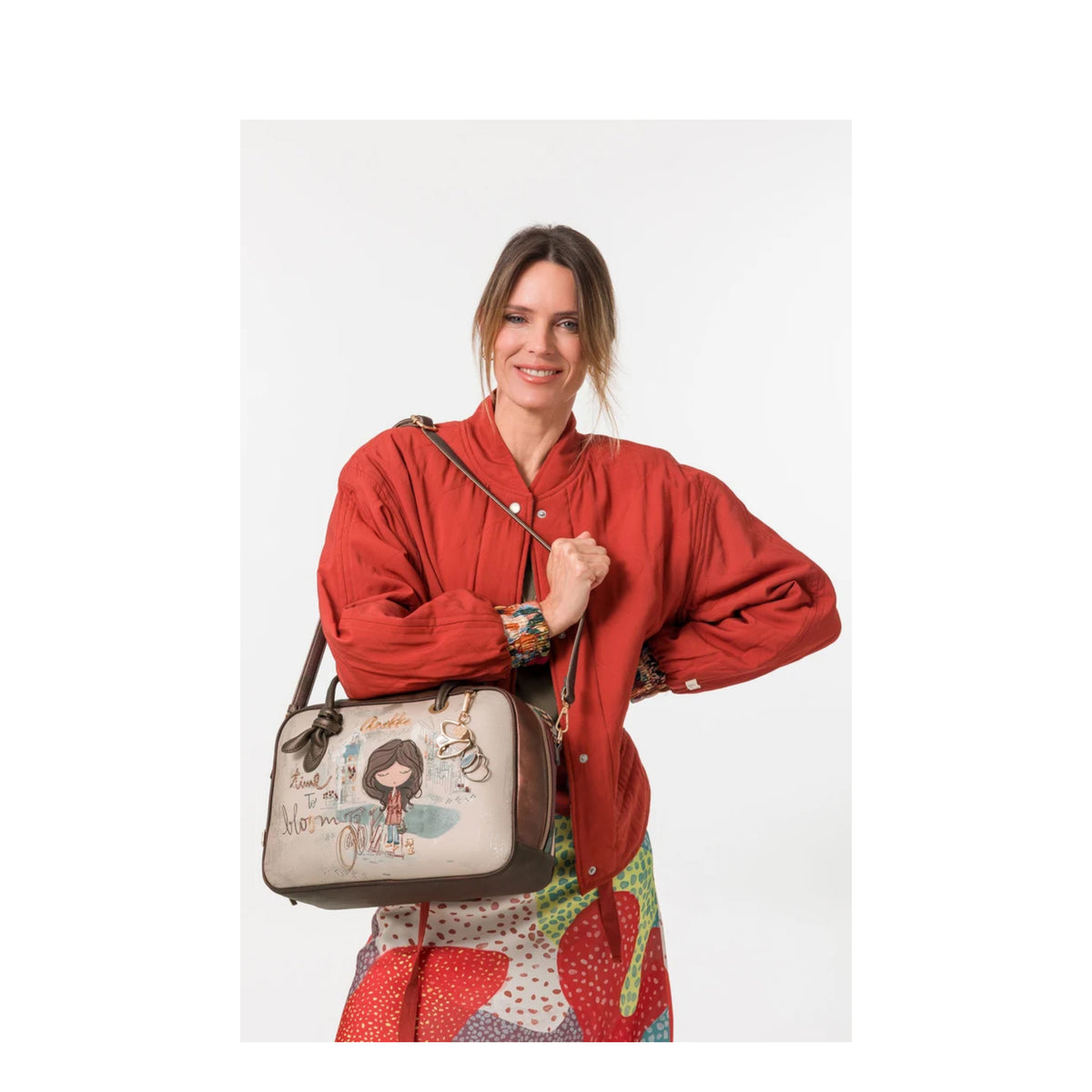 Sac à anse courte carre Tulip Anekke