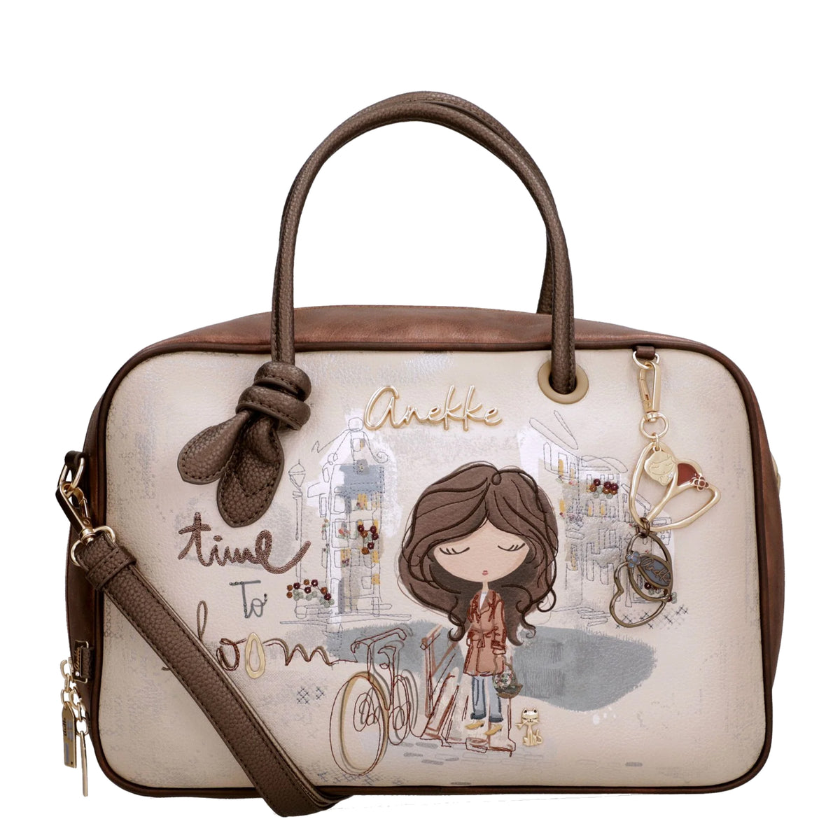 Sac à anse courte carre Tulip Anekke