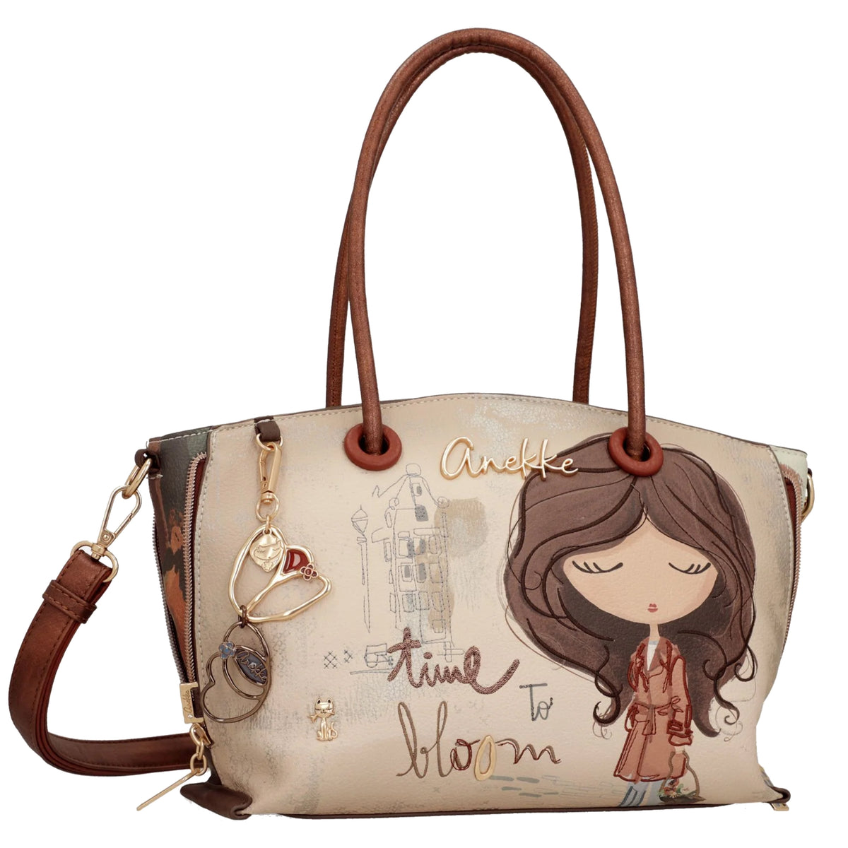 Anekke Tulip short handle and crossbody bag