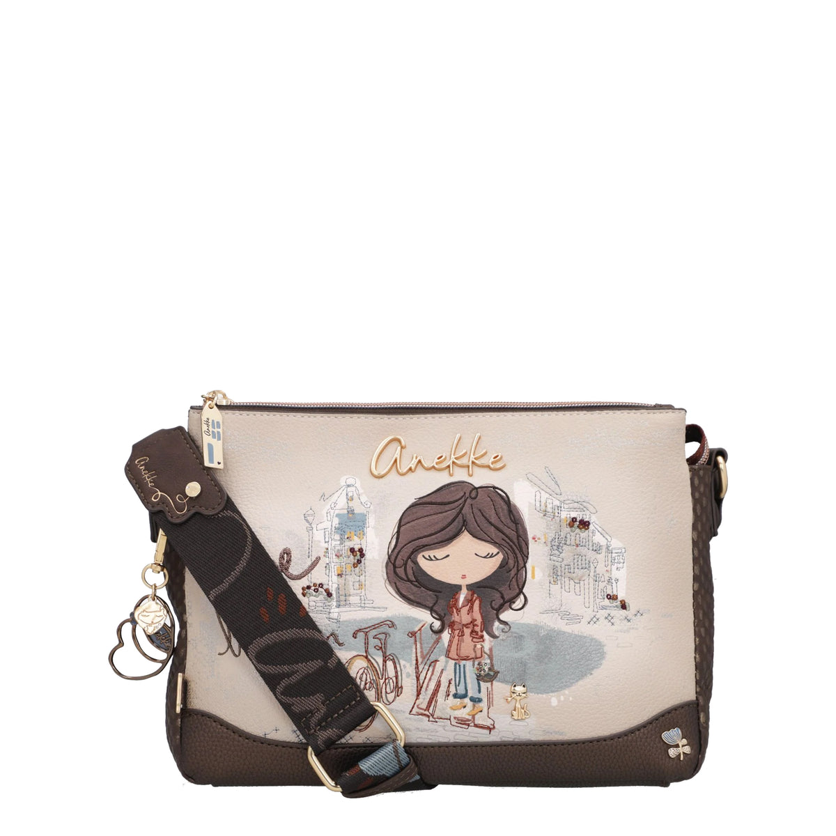 Anekke Tulip 3-compartment crossbody bag