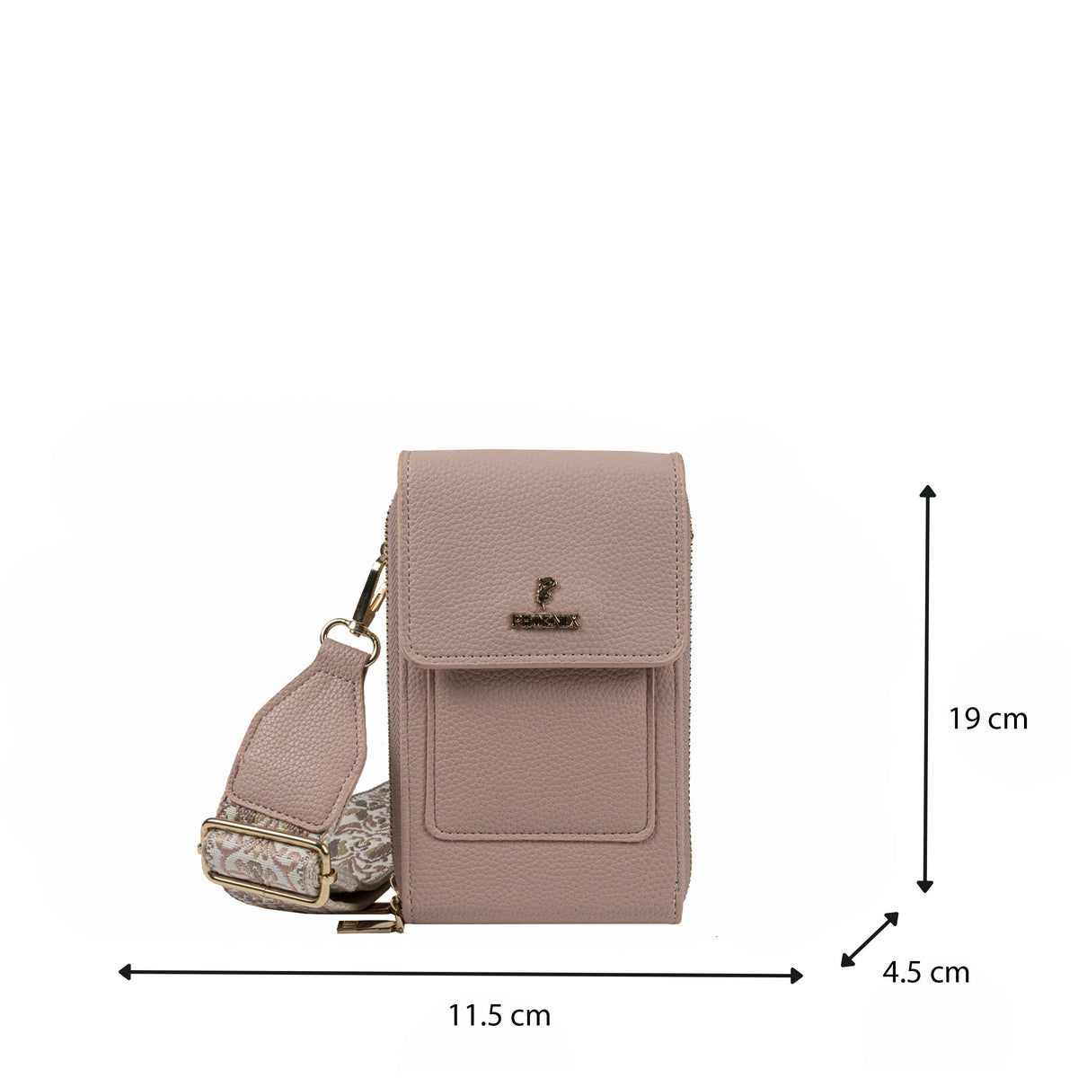 Petit sac travers à rabat Phoenix – vue 6