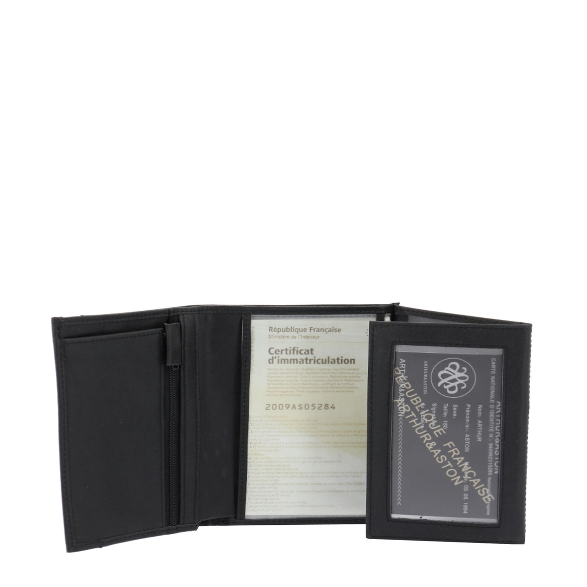 Portefeuille cuir Diego Arthur et Aston – vue 3