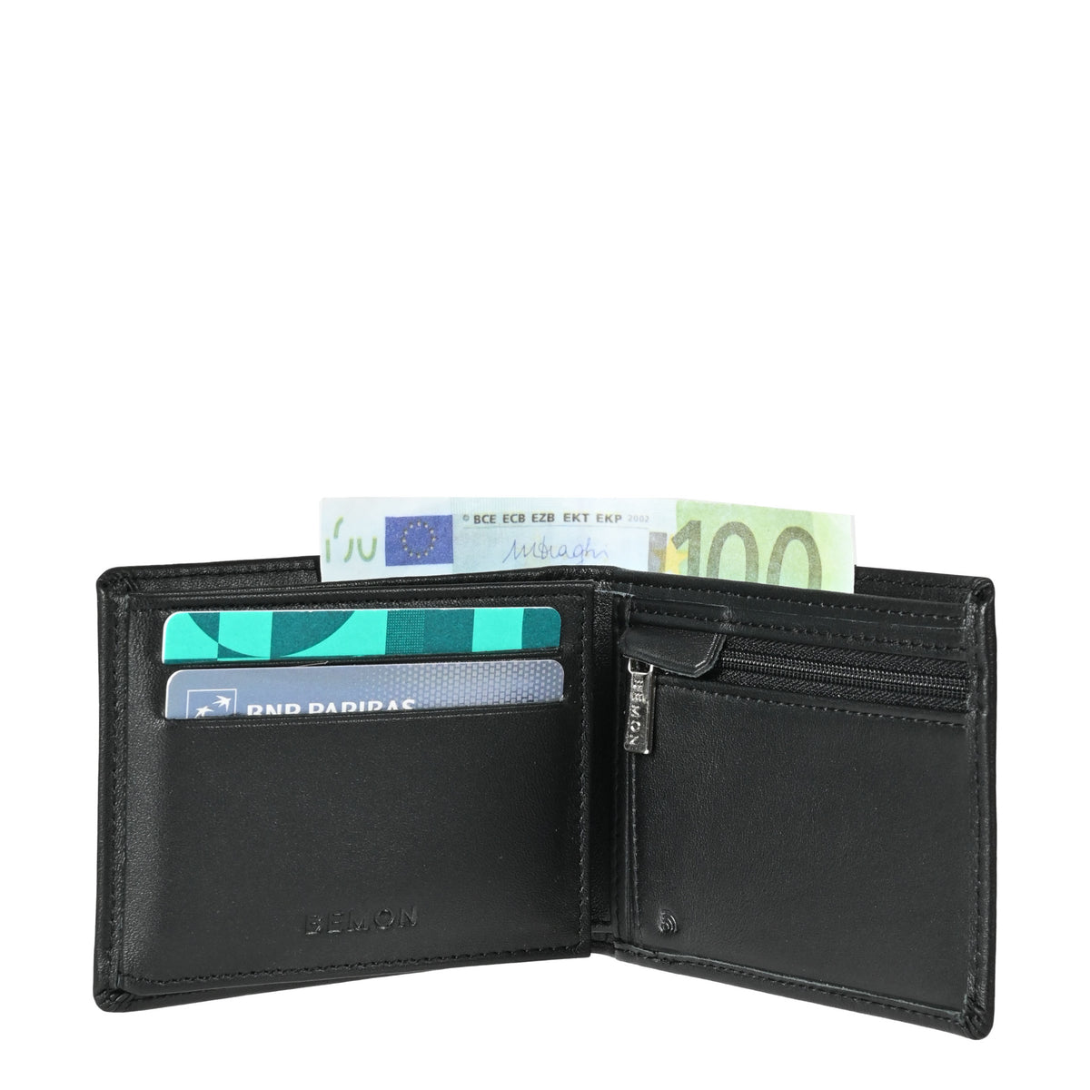 Portefeuille italien cuir Raphael Bemon 3 volets – vue 5