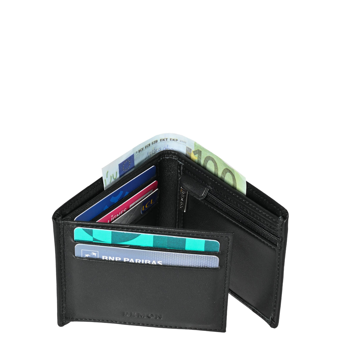 Portefeuille italien cuir Raphael Bemon 3 volets – vue 6