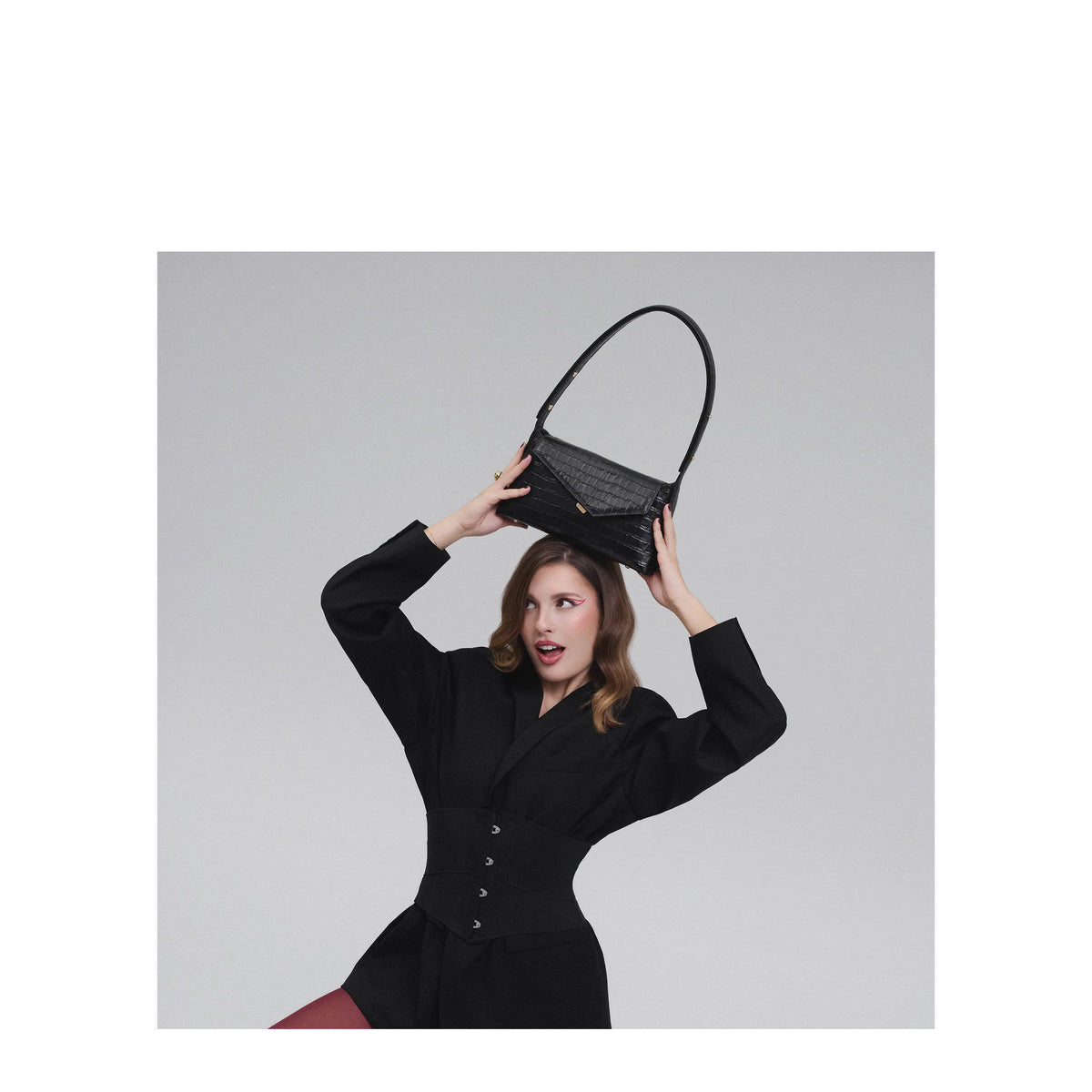 Sac à main en cuir Zoé Lancaster – vue 7
