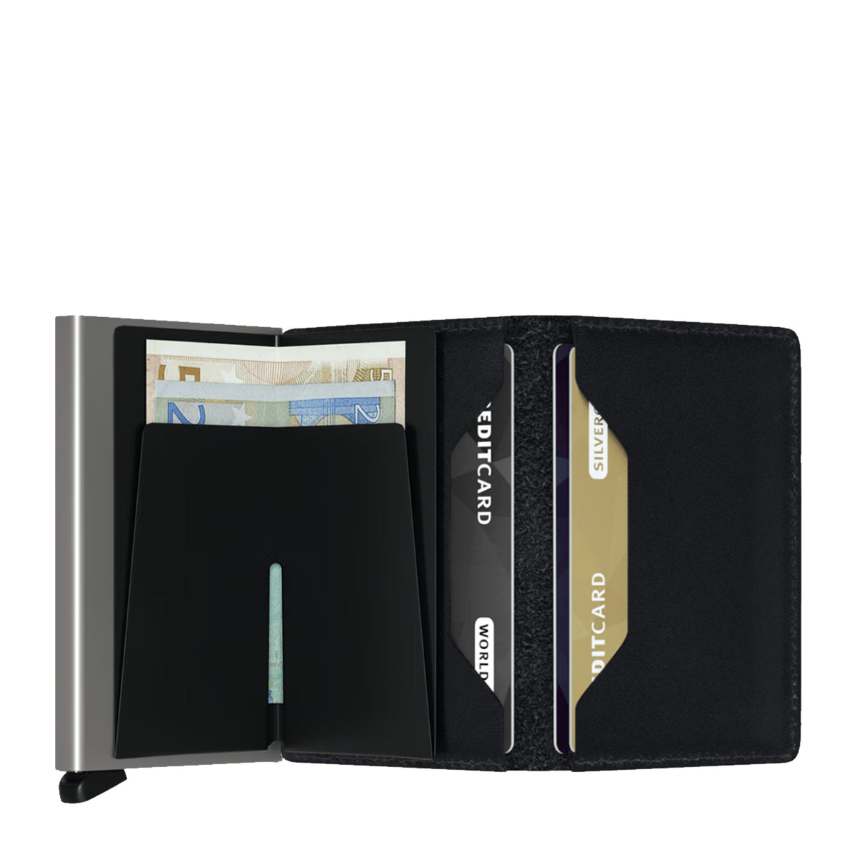 Porte cartes en cuir Slimwallet Original Secrid – vue 4