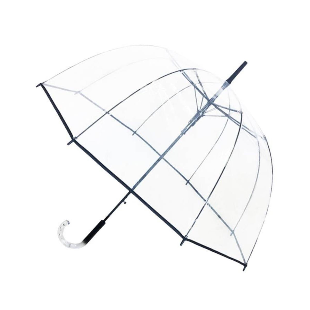 Parapluie long cloche transparent – vue 2