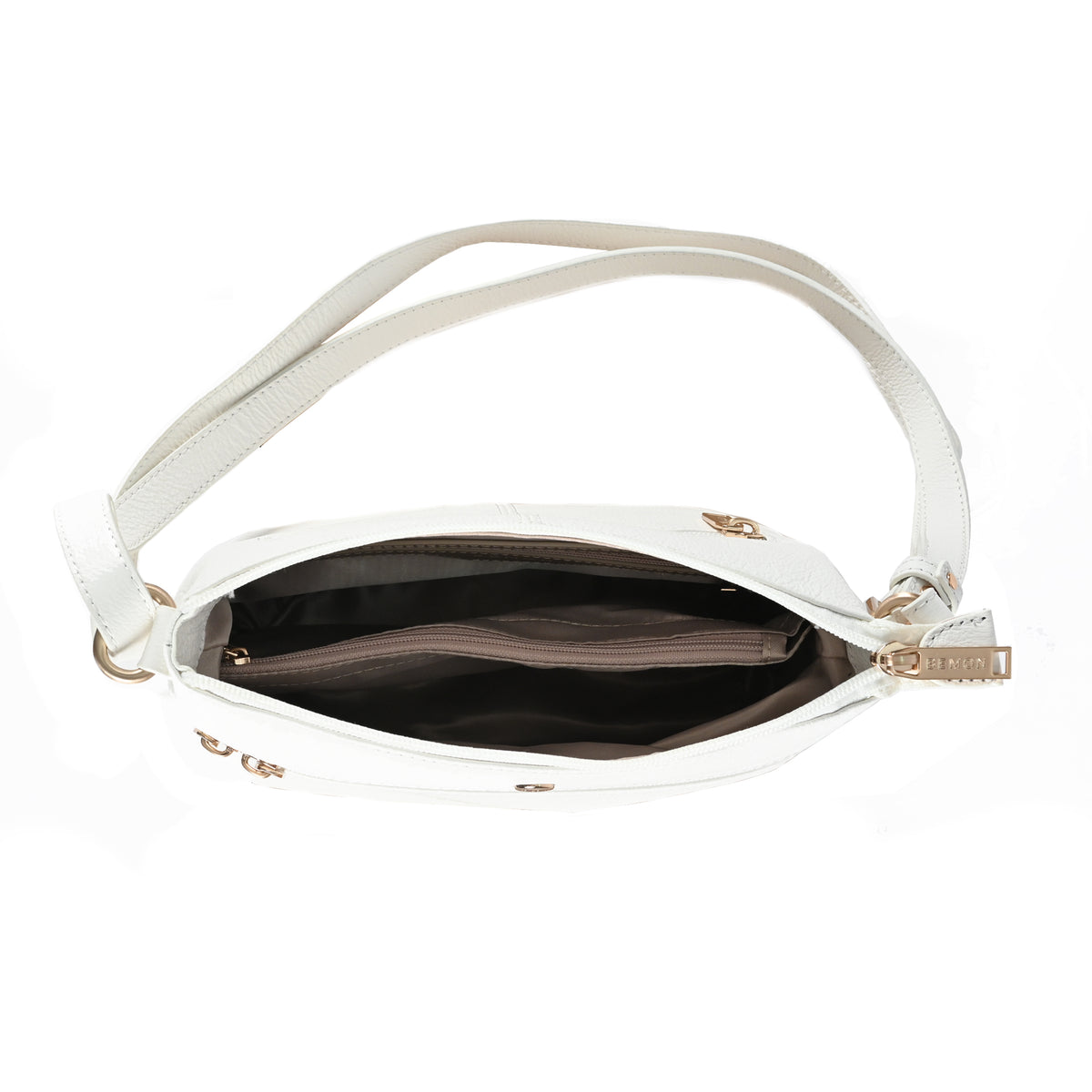 Sac travers en cuir Jacqueline Bemon – vue 7