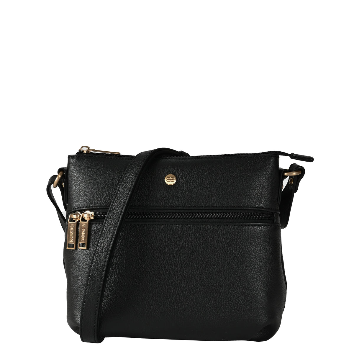 Sac travers en cuir Jacqueline Bemon – vue 4