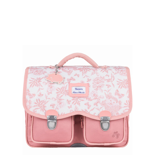 Cartable 33cm Toile de Jouy Tann's