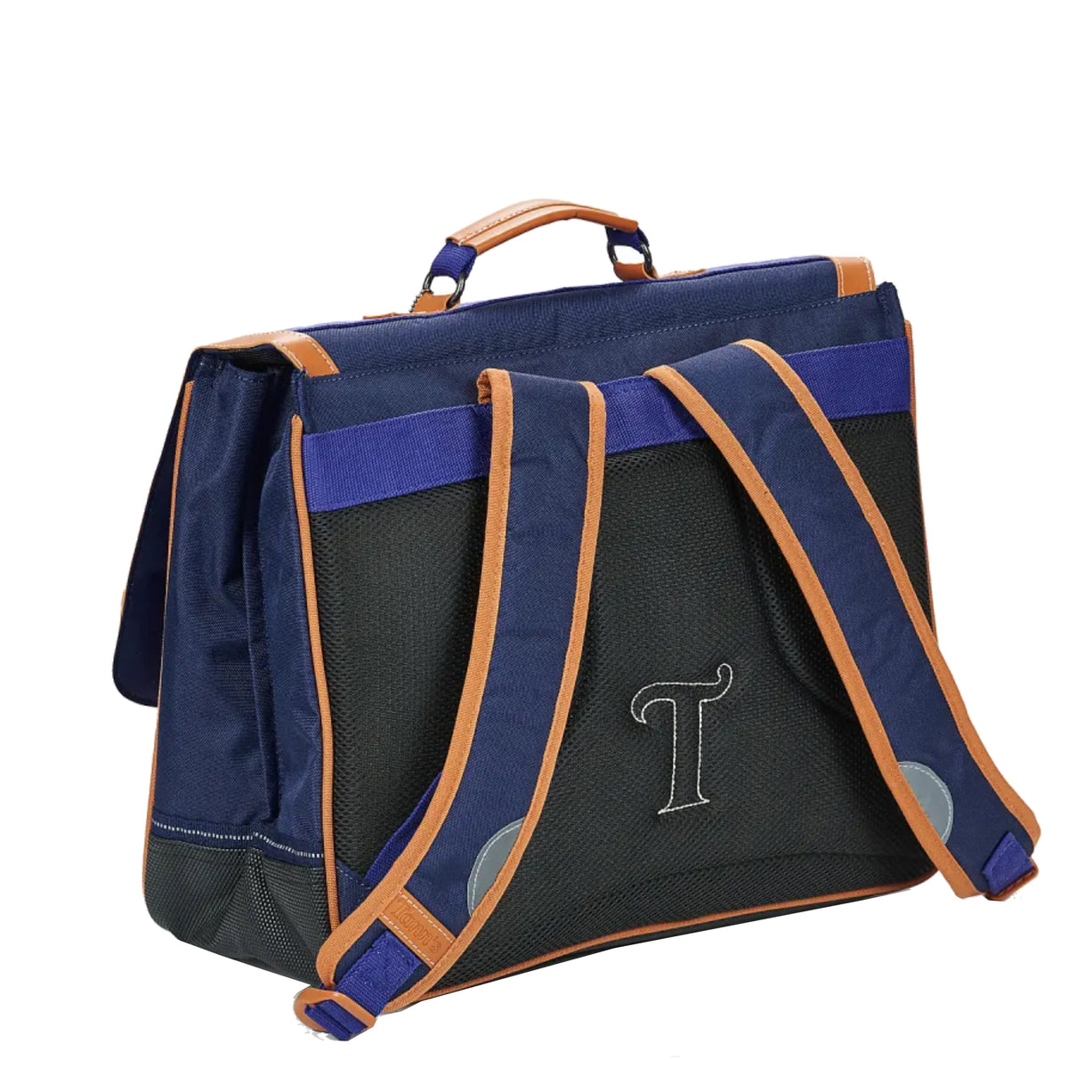 Grand cartable 2 compartiments 41 cm Maina Tann's – vue 2