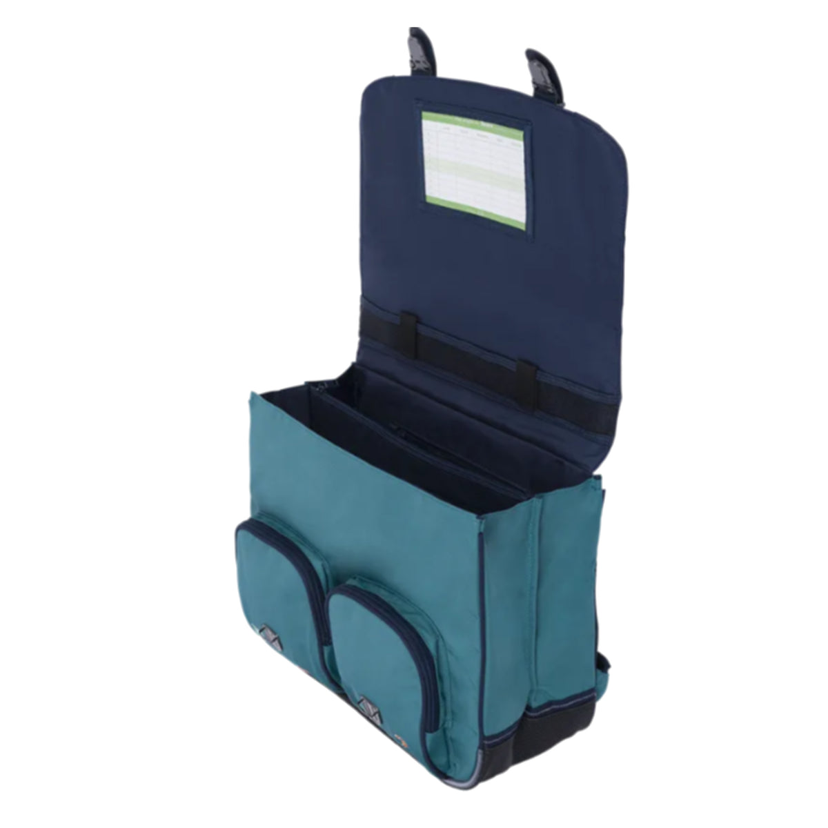 Grand cartable 2 compartiments 41 cm Dan Tann's – vue 3