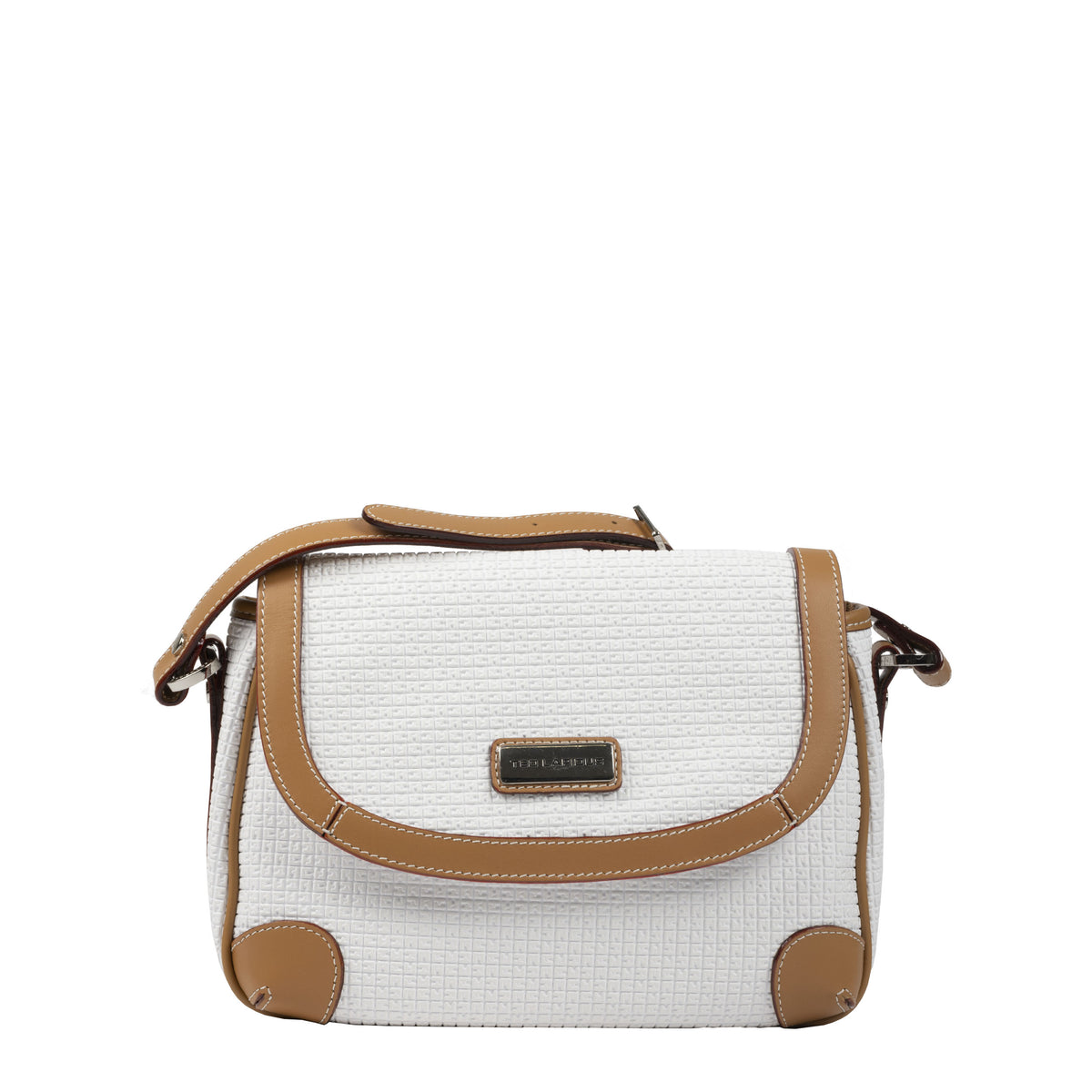 Sac travers Vinyle et cuir Fidélio Ted Lapidus