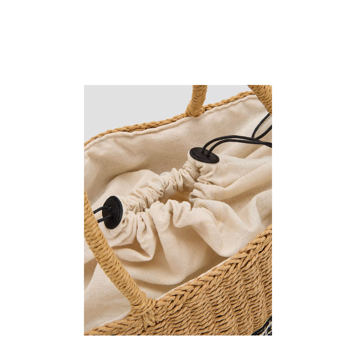 Sac shopping paille Boho Valentino – vue 6