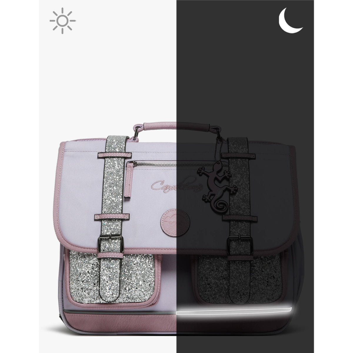 Cartable 41cm Vintage Fantasy Cameleon – vue 3