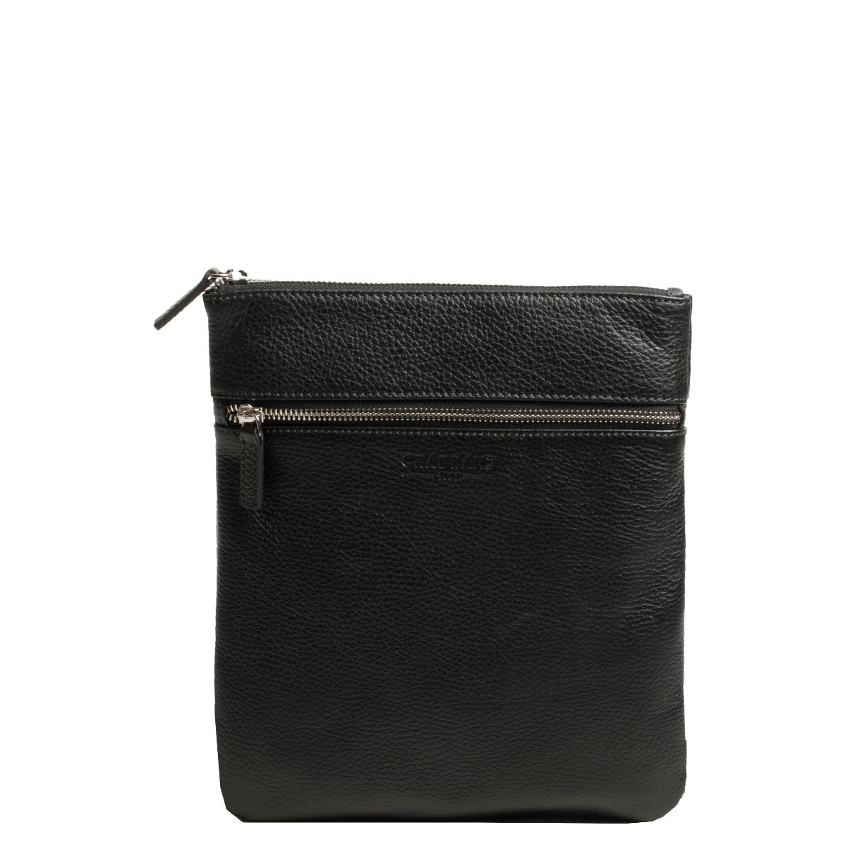 Sacoche plate en cuir - Manhattan