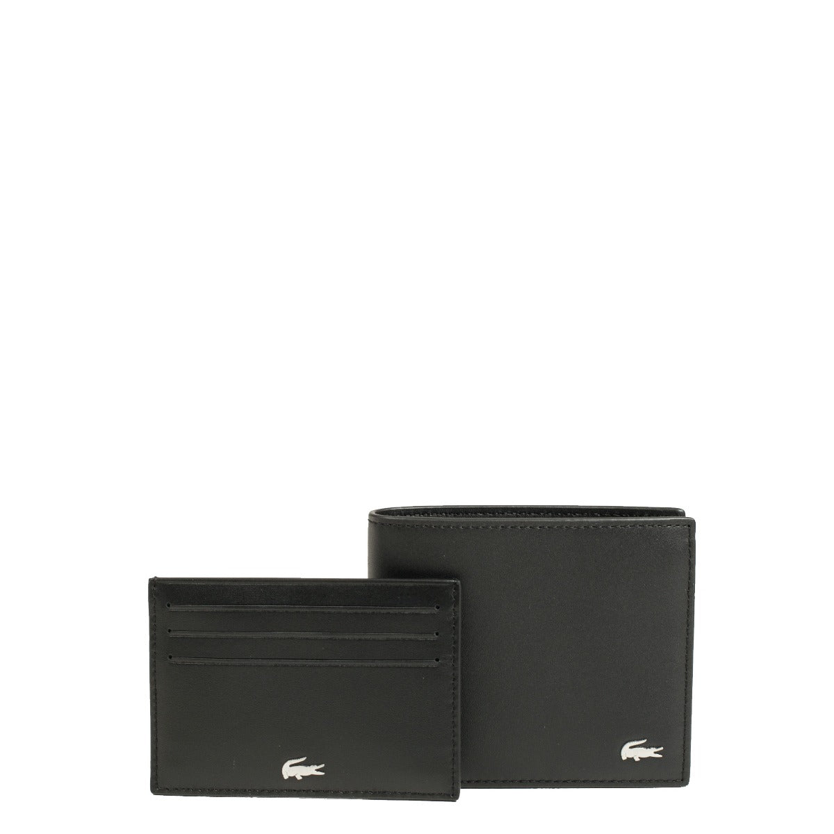 Coffret portefeuille + porte cartes cuir FG Lacoste