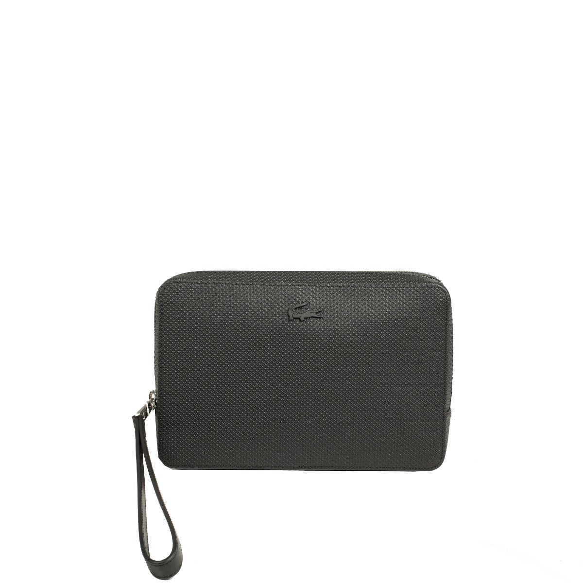 Sacoche pochette en cuir portée main Chantaco Lacoste