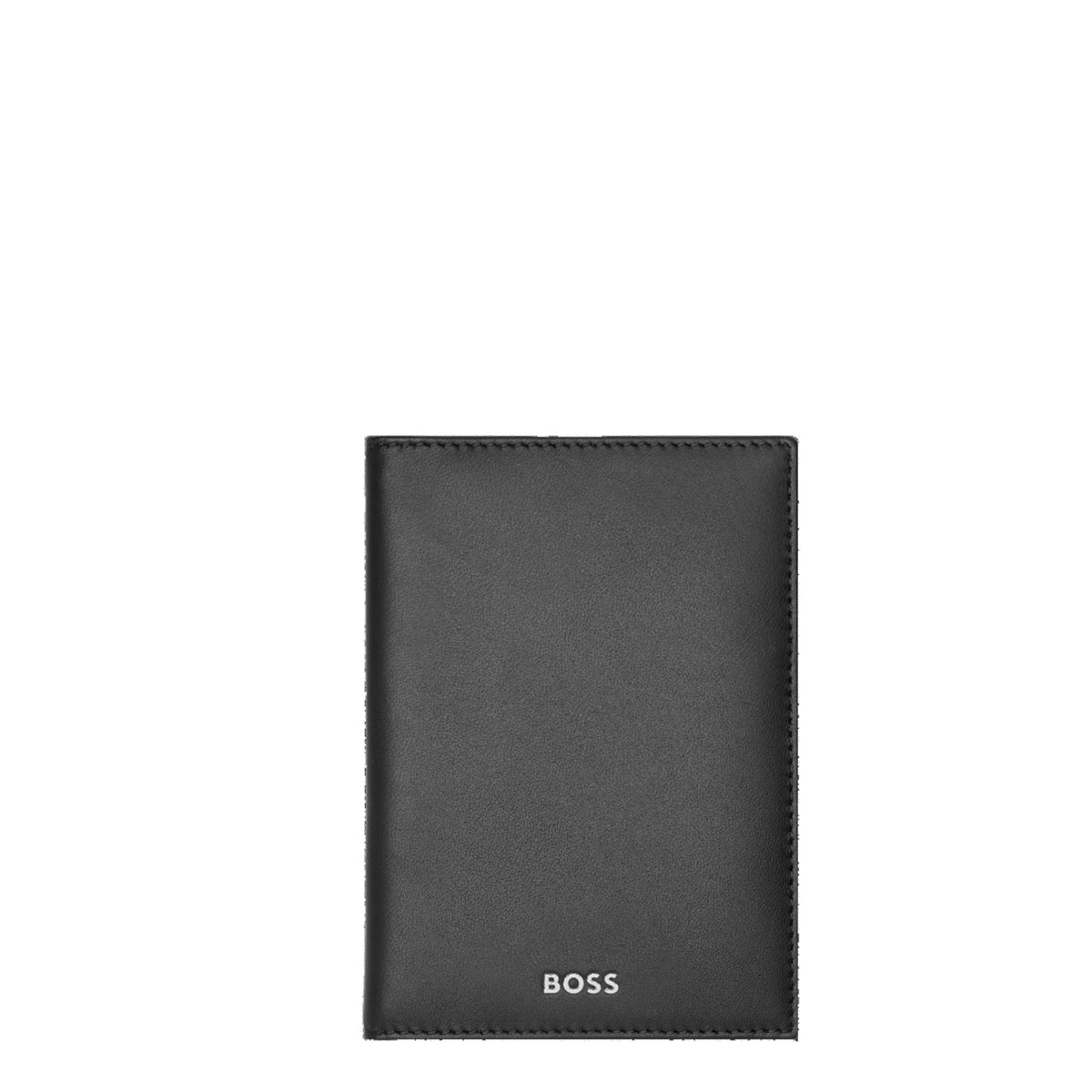 Porte passeport en cuir Classic Smooth Hugo Boss