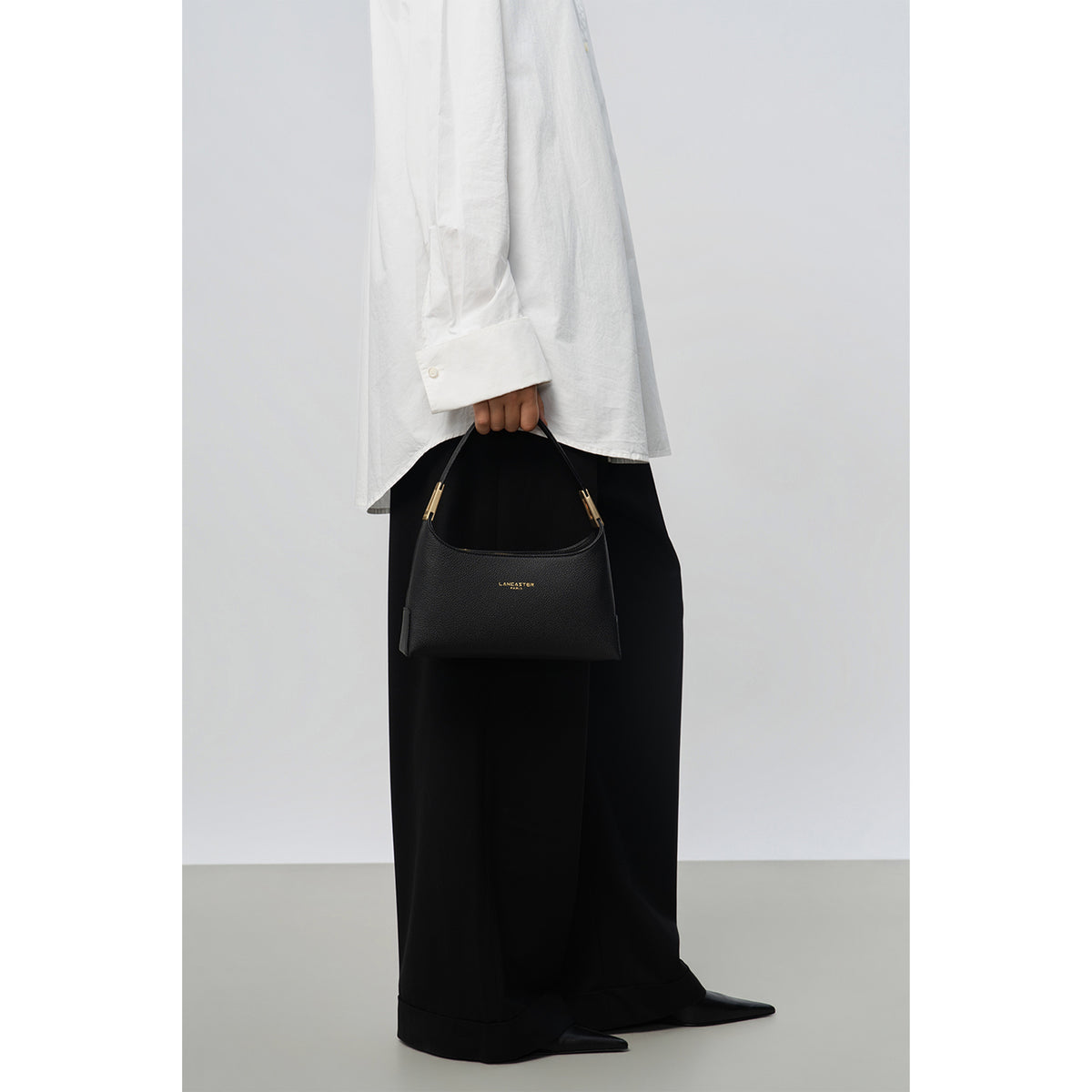 Sac à main baguette en cuir Lychee Ace Lancaster