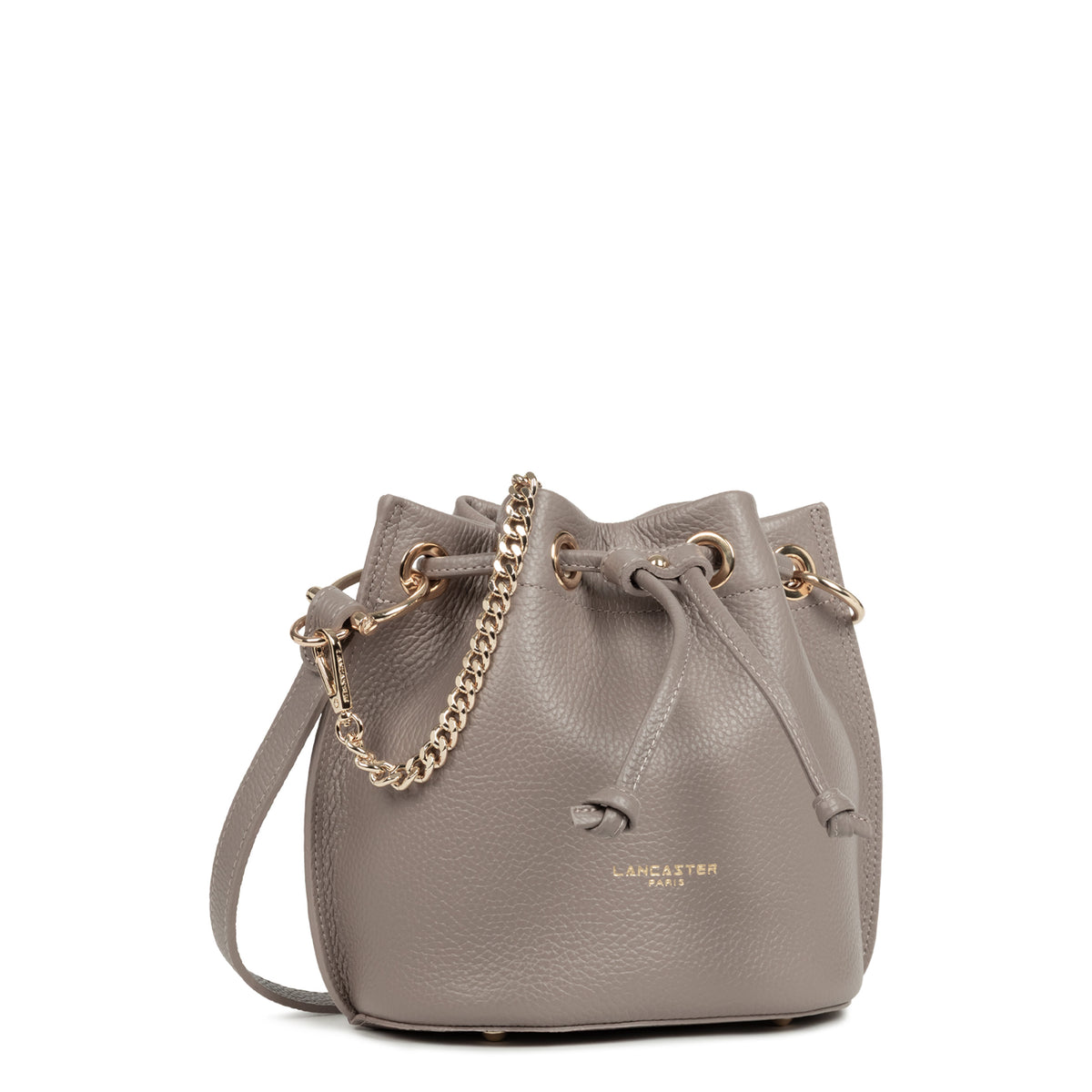 Petit sac bourse en cuir Alba Double Lancaster – vue 3