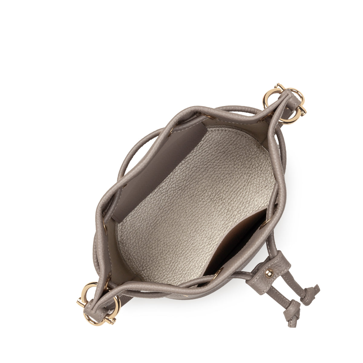 Petit sac bourse en cuir Alba Double Lancaster – vue 4