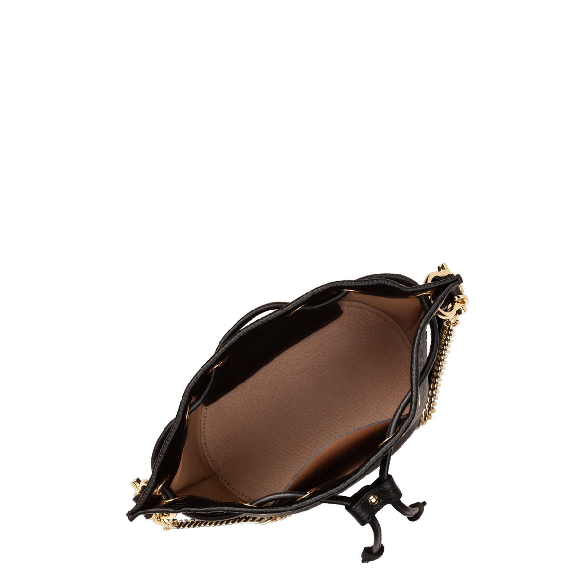 Petit sac bourse en cuir Alba Double Lancaster – vue 3