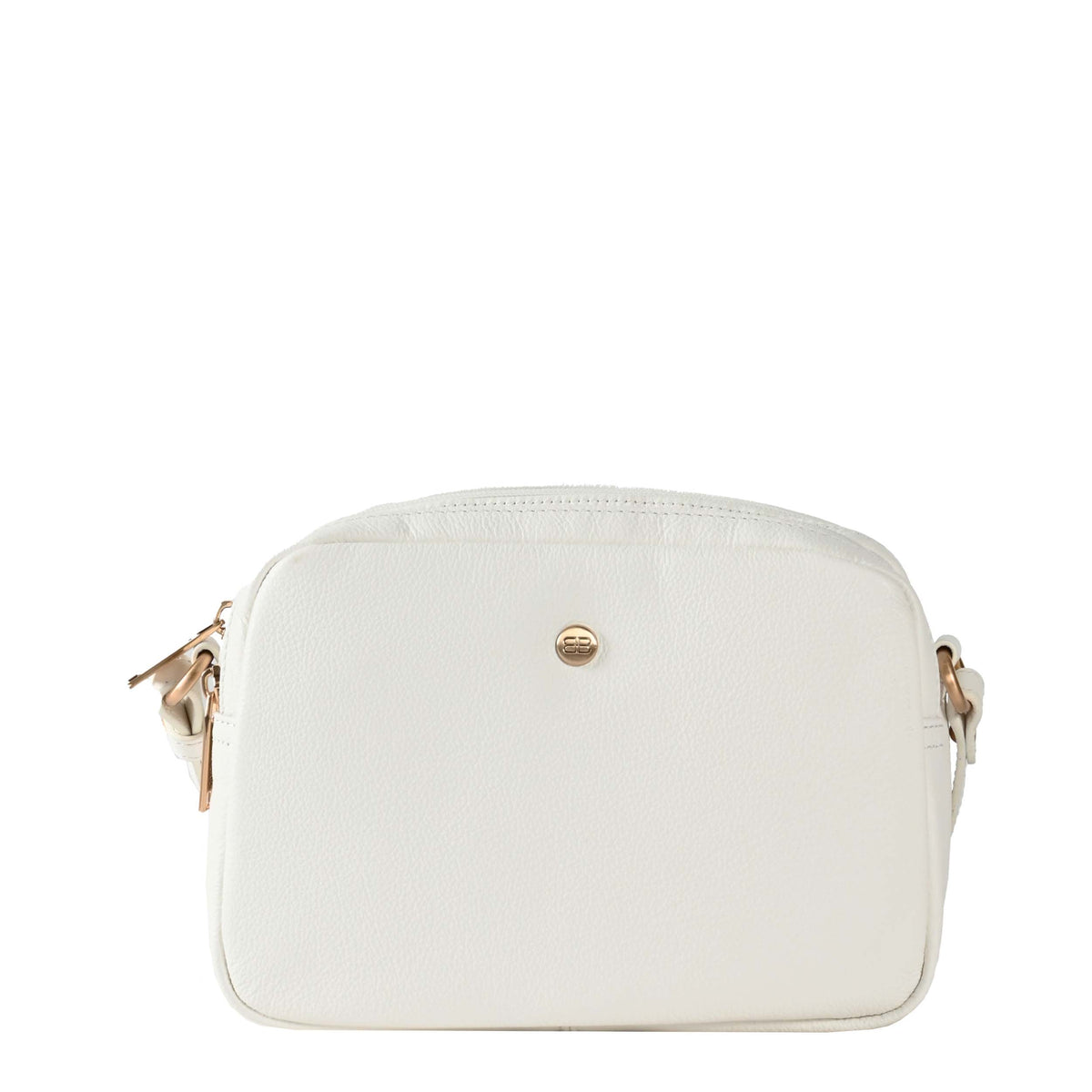 Sac travers en cuir deux compartiments Jacqueline Bemon