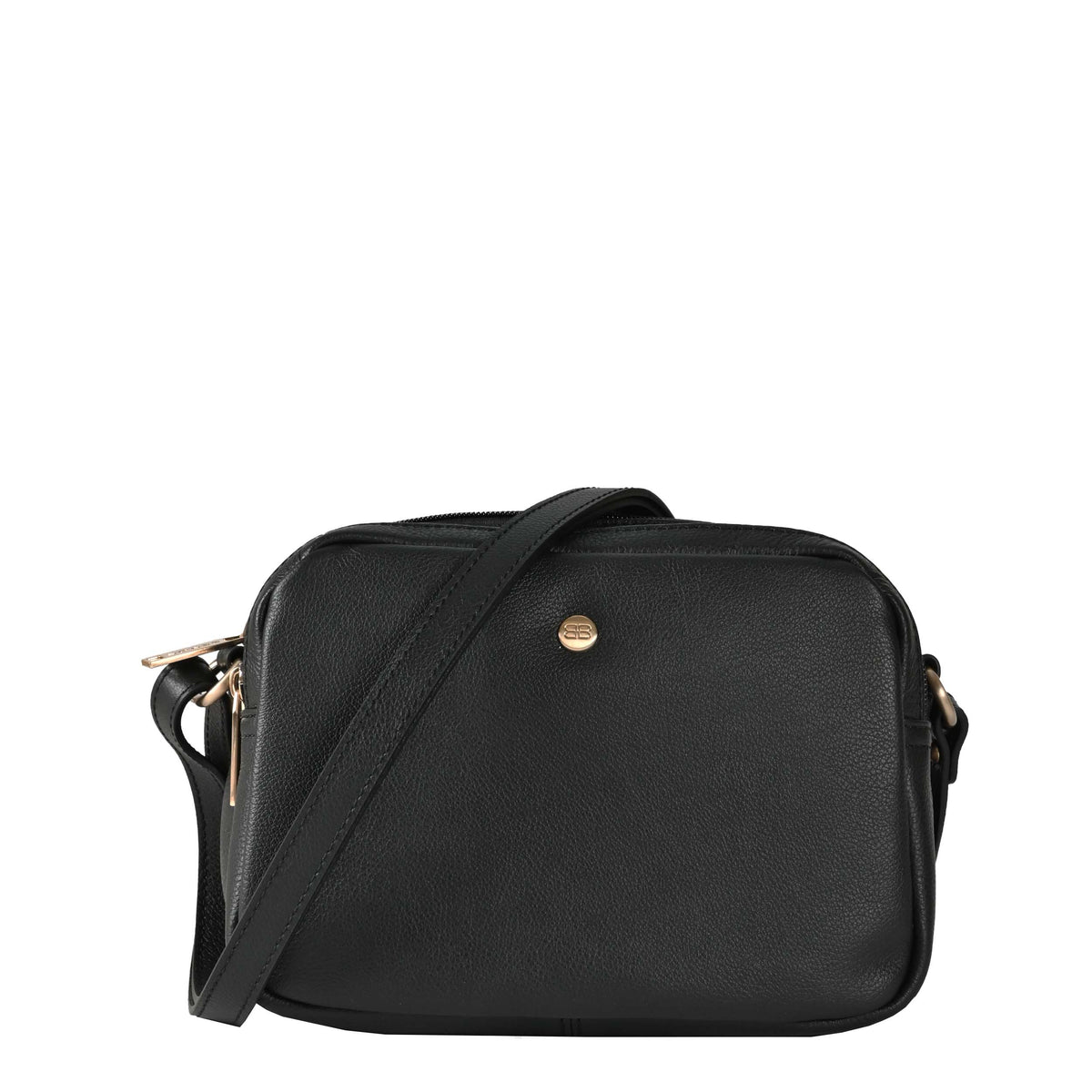 Sac travers en cuir deux compartiments Jacqueline Bemon – vue 4