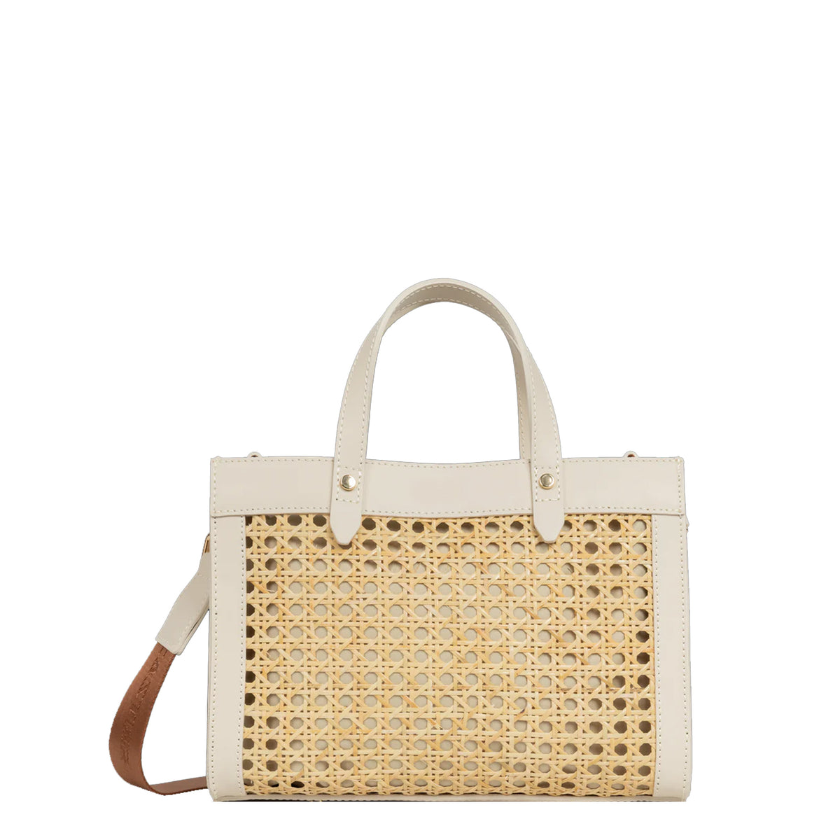 Petit sac cabas main Cannage Rotin Lancaster – vue 3