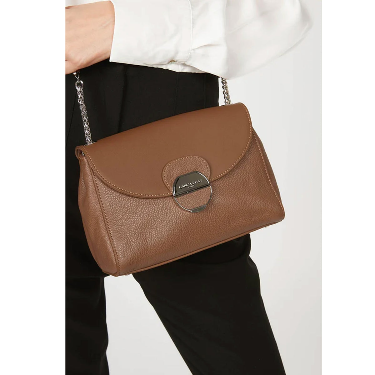 Sac travers en cuir Foulonné Pia Lancaster – vue 4