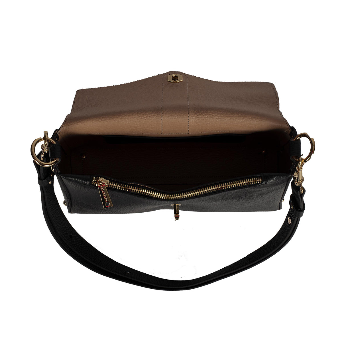 Sac trotteur en cuir - Foulonne Double – vue 4