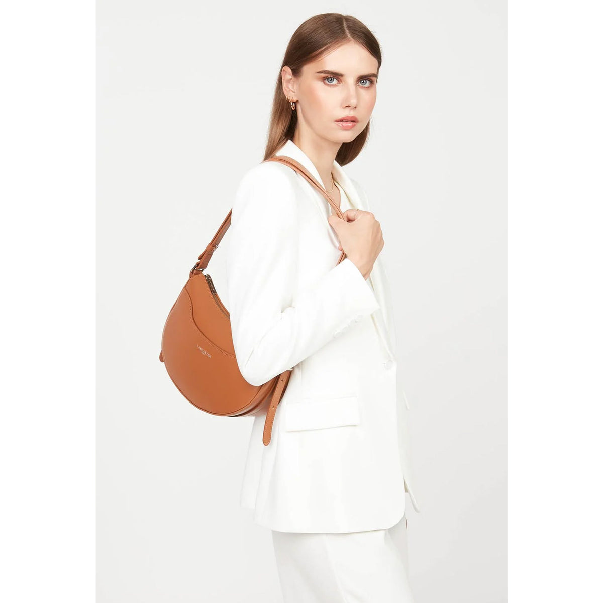 Sac demi lune en cuir Suave Ace Lancaster – vue 5