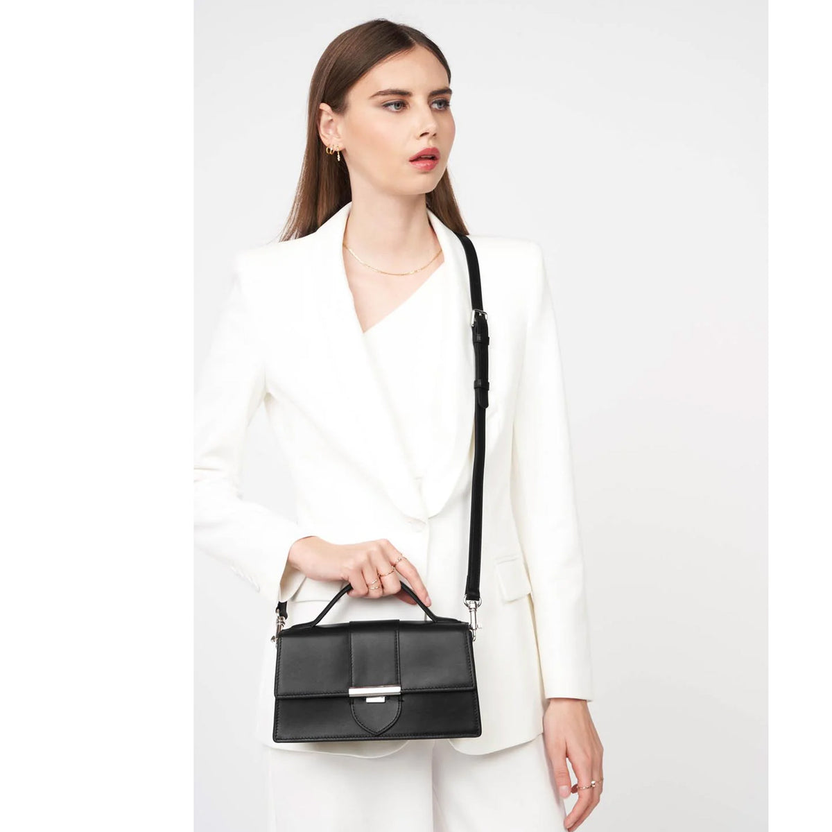 Sac baguette en cuir Paris Ily Lancaster – vue 5