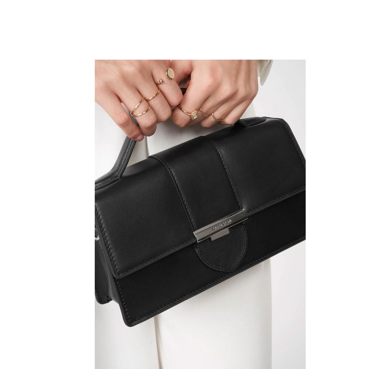 Sac baguette en cuir Paris Ily Lancaster – vue 4