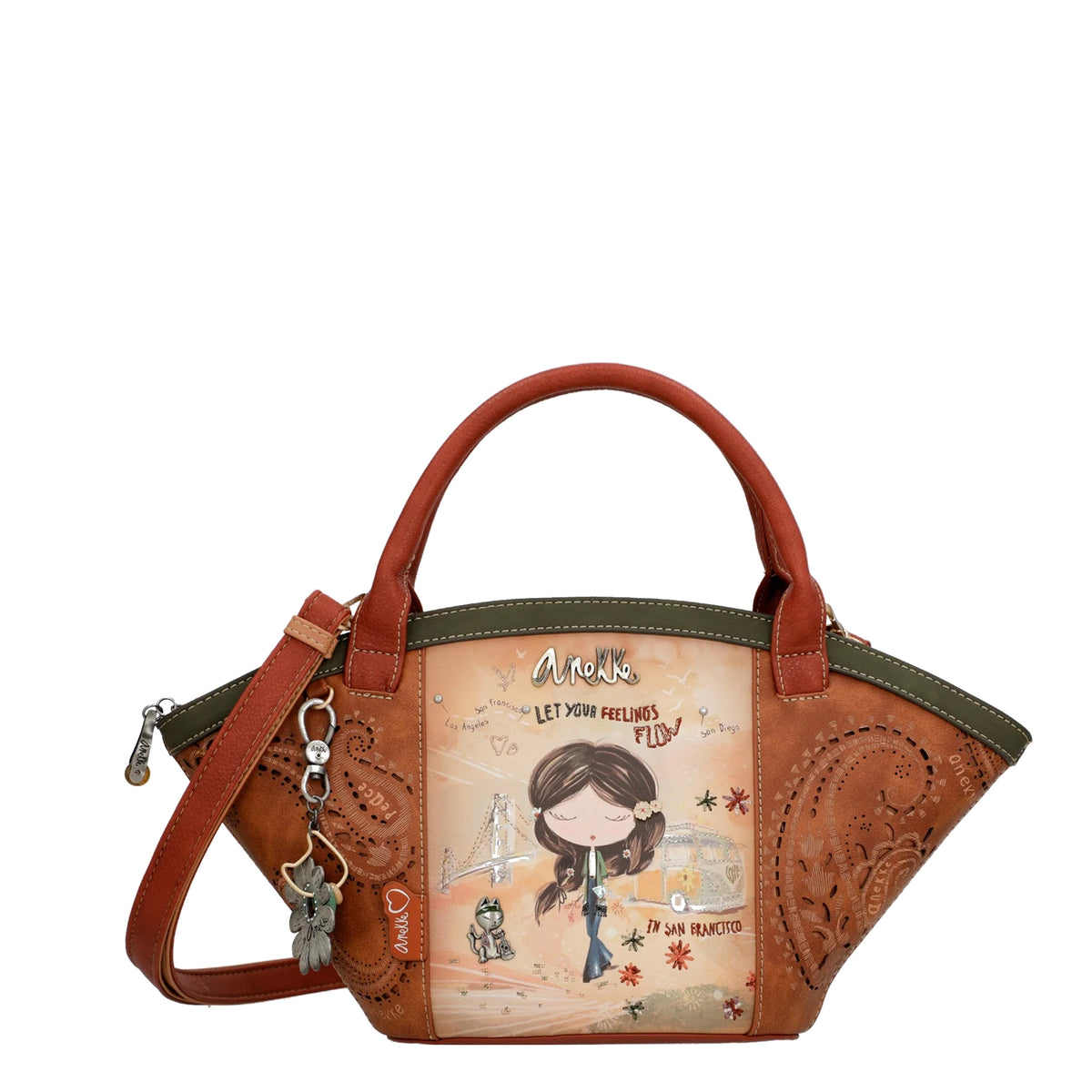 Sac à main panier Peace and Love Anekke