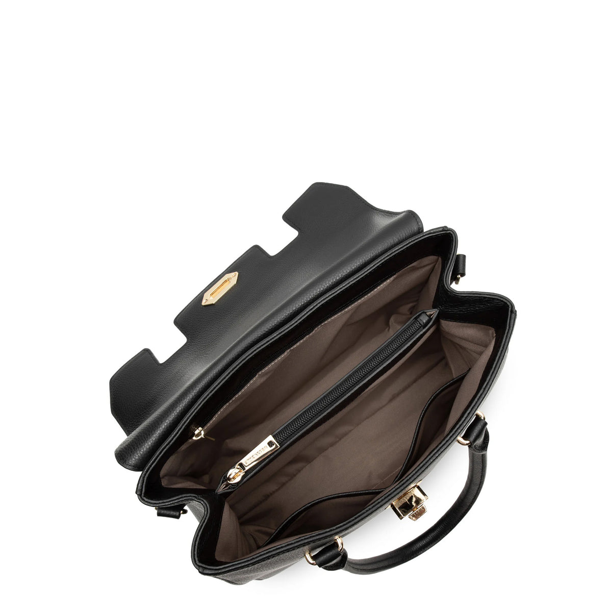 Sac à main en cuir Foulonné Milano Cosmo Lancaster – vue 3