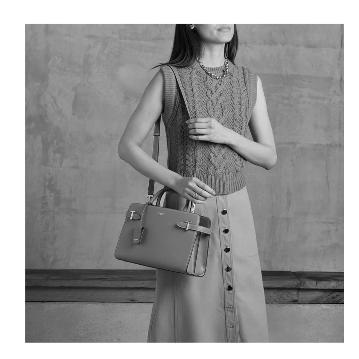 Sac à main en cuir Emilie Le Tanneur – vue 5