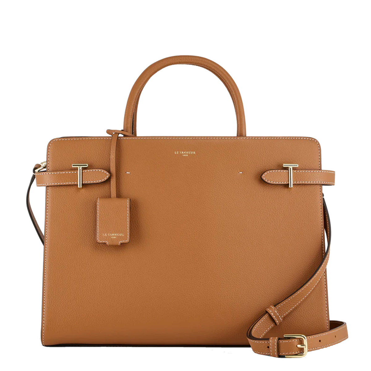 Grand sac à main en cuir Emilie Le Tanneur