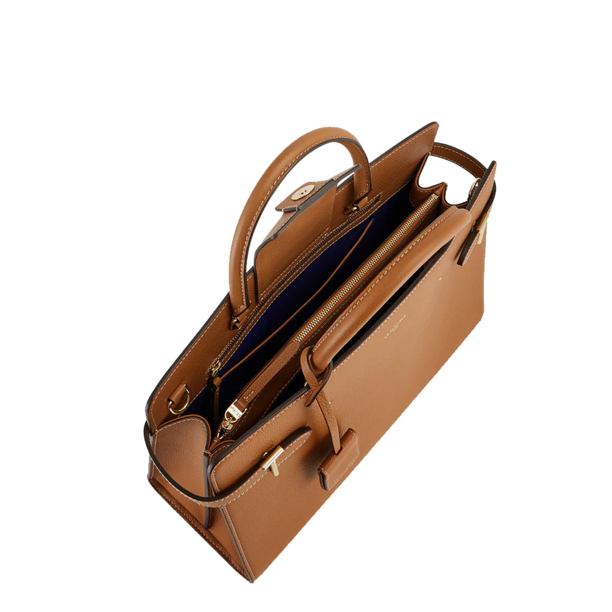 Grand sac à main en cuir Emilie Le Tanneur – vue 2