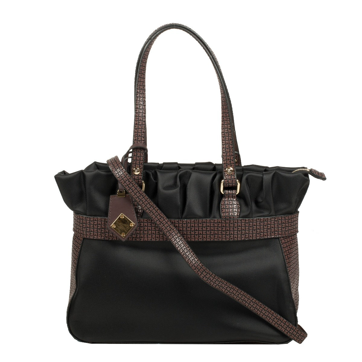 Sac noir Vinyle Cancal Ted Lapidus – vue 4